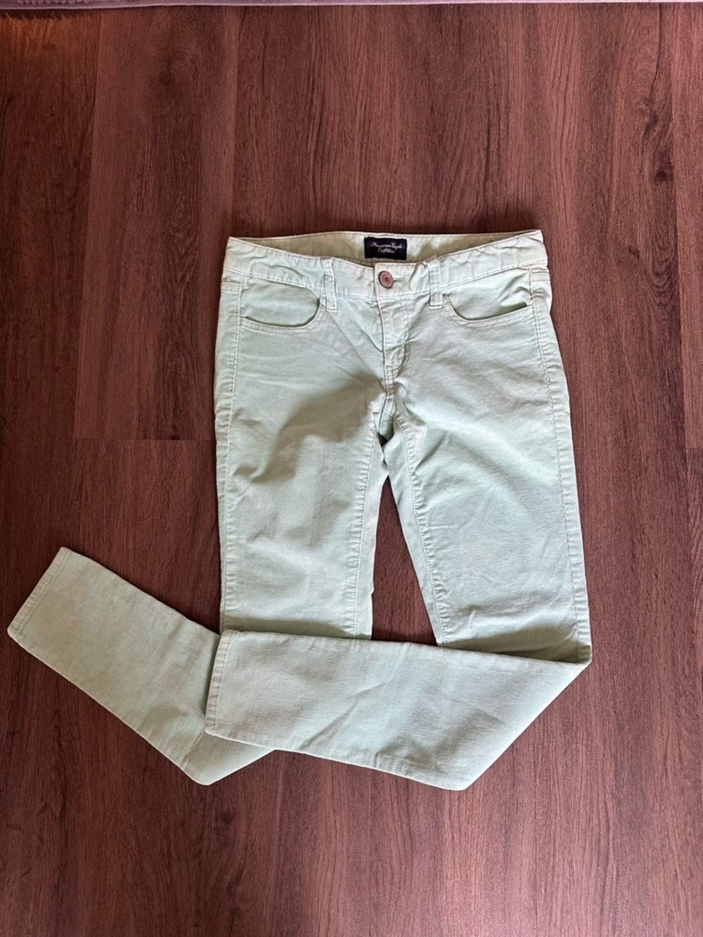 American Eagle Outfitters Skinny Jeans in Teal